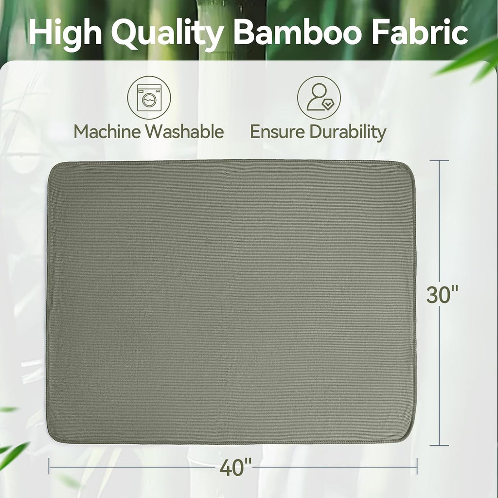 Rayon Made from Bamboo Baby Blanket for Boys Girls 30 x 40 Inch