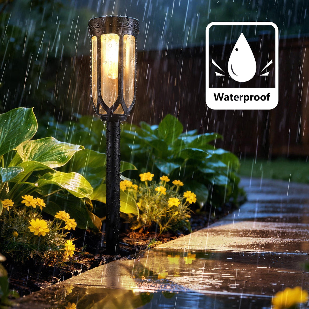 8 Pack Solar Pathway Lights,Warm White