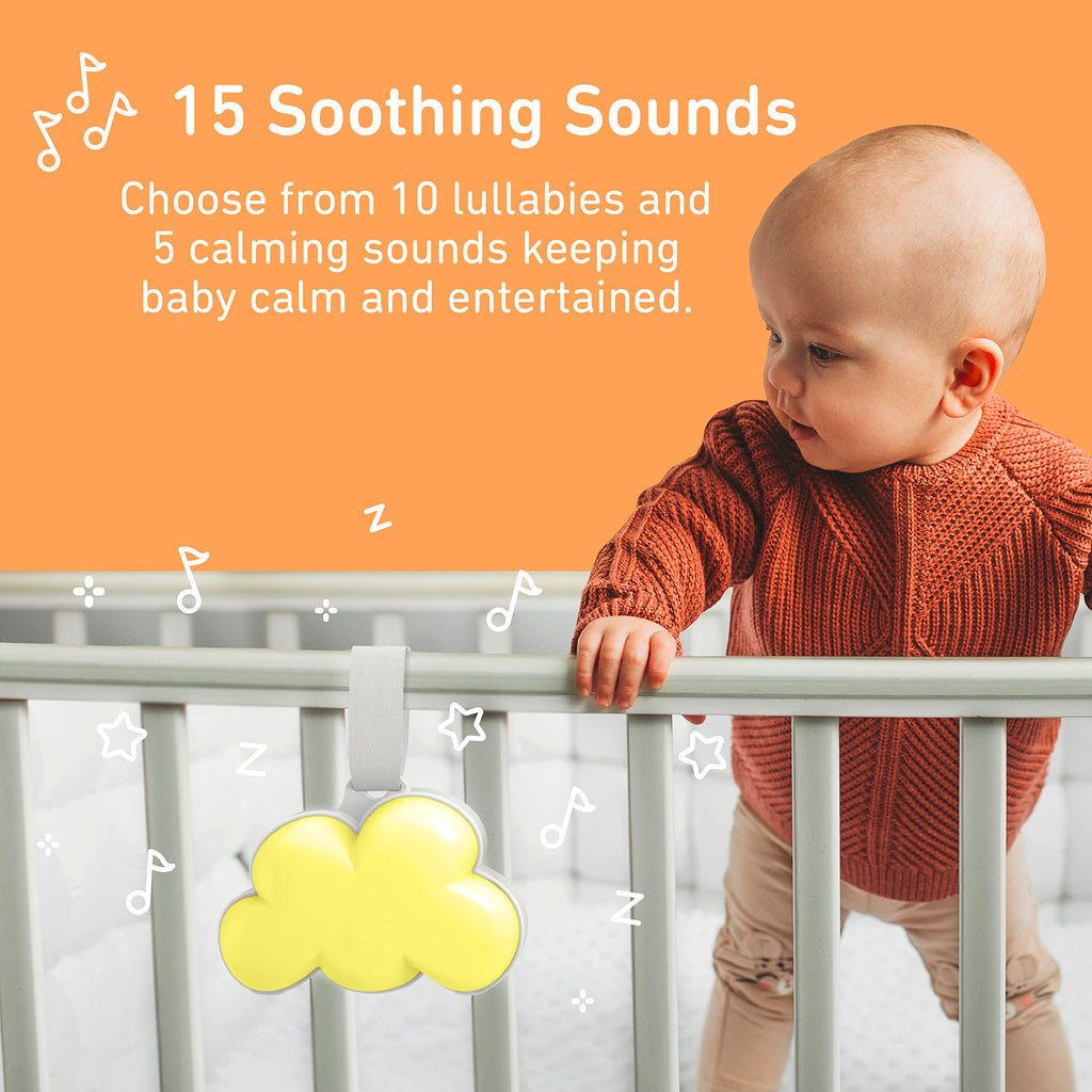 PureBaby Cloud Portable Sound Machine & Night Light