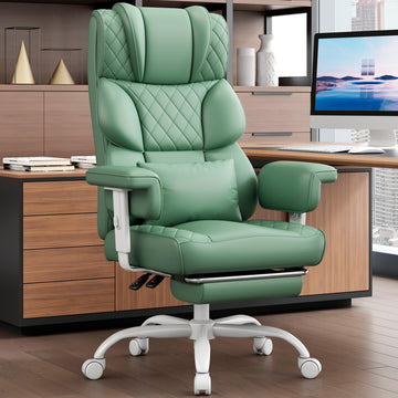 Office Chair, Desk Chair with Soft Adjustable Armrests, Ergonomic High Back Gaming Chair with Lumbar Support