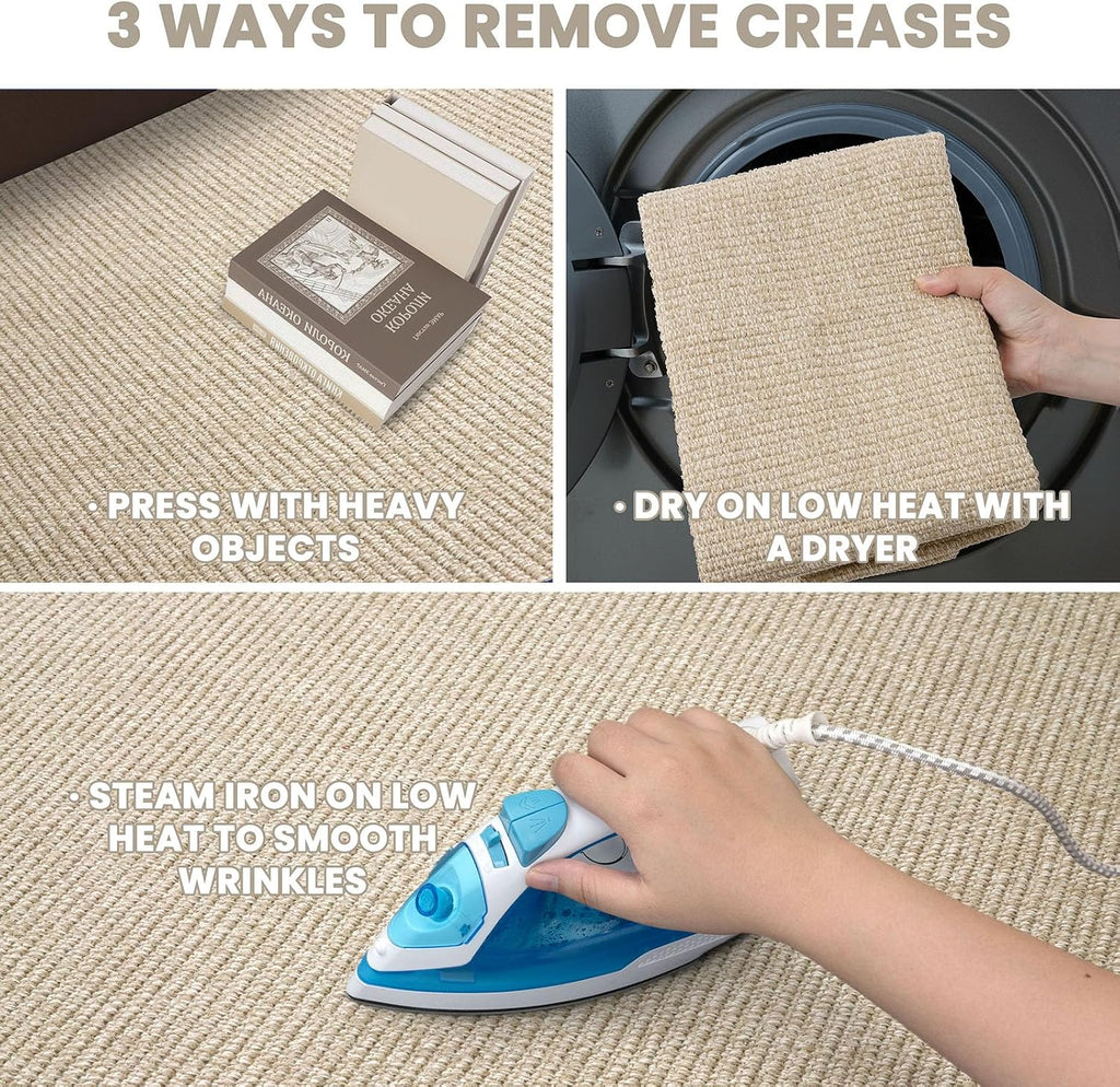 Washable Entryway Rug, Non Slip Indoor Doormat, 2x3 Ft, Sand/Beige
