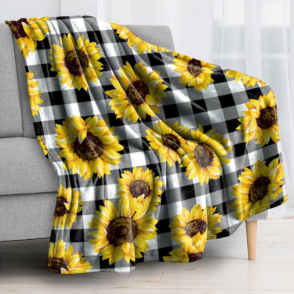 Super Soft Flannel Fleece Throw Blanket, Lightweight Sherpa Blankets Comfortable Bed Throws 3D Printed Blanket for