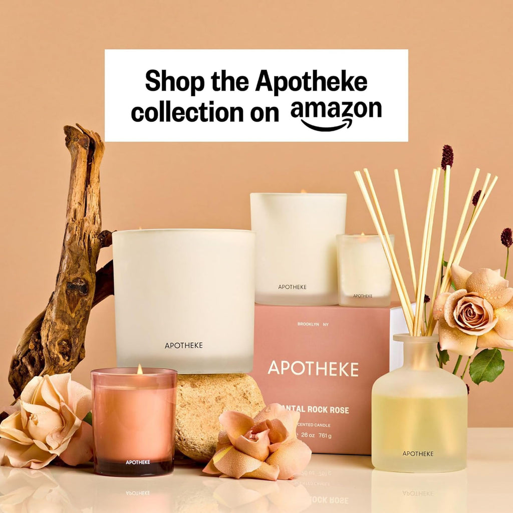 Signature 3 Wick Scented Candles, Santal Rock Rose - 26 Oz