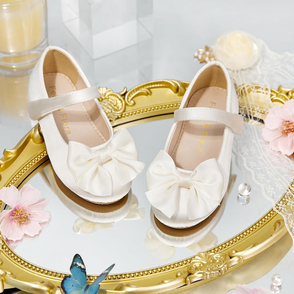 Toddler Flower Girl Dress Shoes Girl Ballet Flats Party School Shoes Wedding