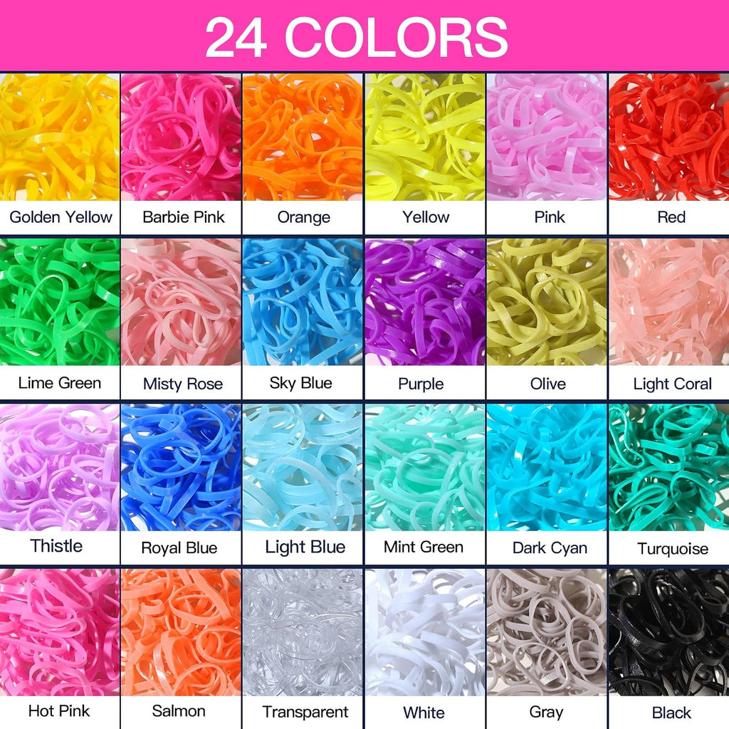 Elastic Hair Bands, Colorful Toddler Hair Accessories for Girls, Baby, Mini Rubber Bands for Hair, Small Hair Ties