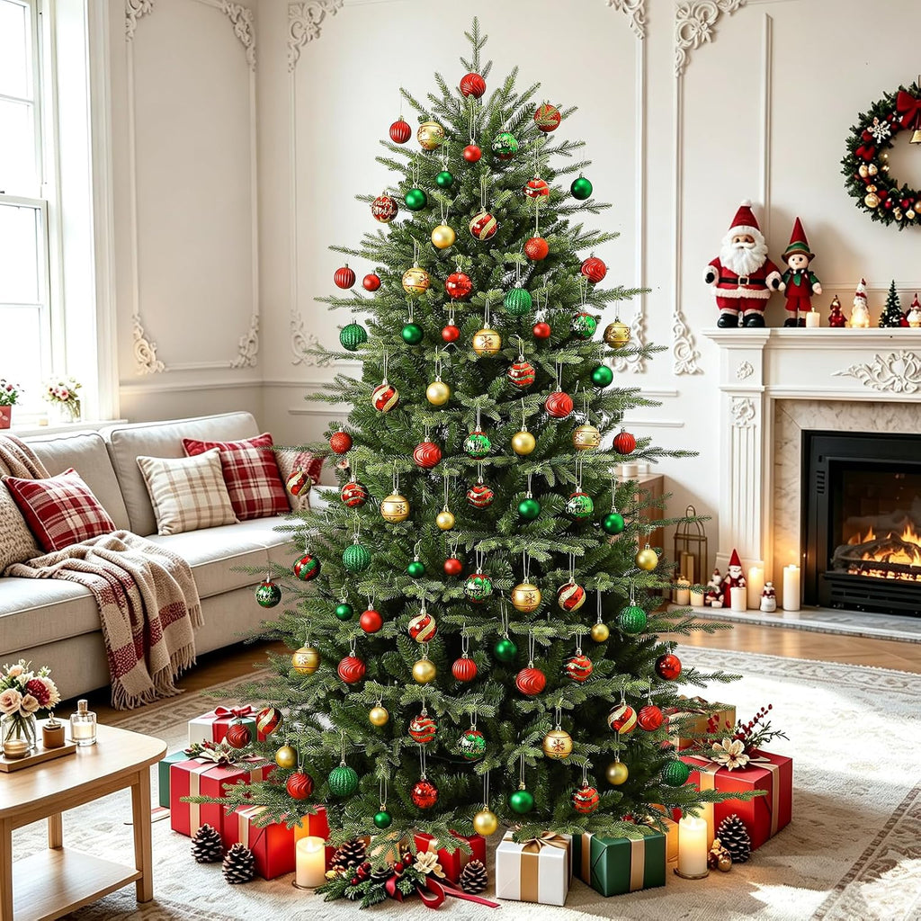 66Pcs Christmas Tree Decorations, Christmas Tree Ornaments Set