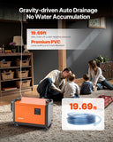 70 Pints Commercial Dehumidifier with Pump, Portable Crawl Space Dehumidifiers for Basement Storage Room Industrial