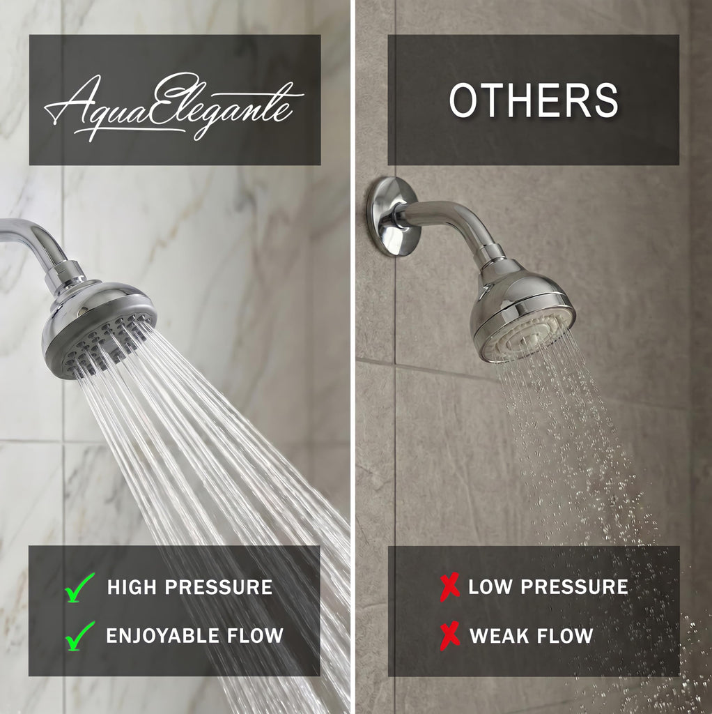 Pressure Boosting Shower Head - 1.8 GPM - Polished Chrome