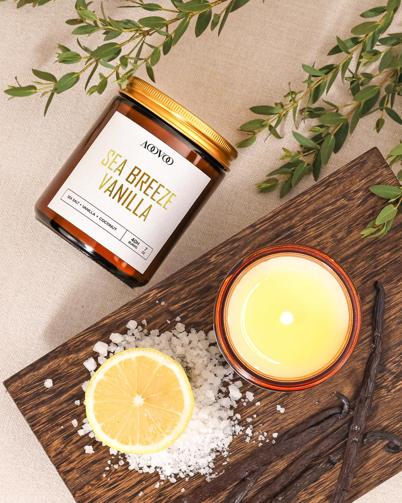 Candles Set - 6PC Scented Candles, Soy Candle, Aromatherapy Candle, Soy Wax Candle, Fresh Lavender/Sunlit /Sweet