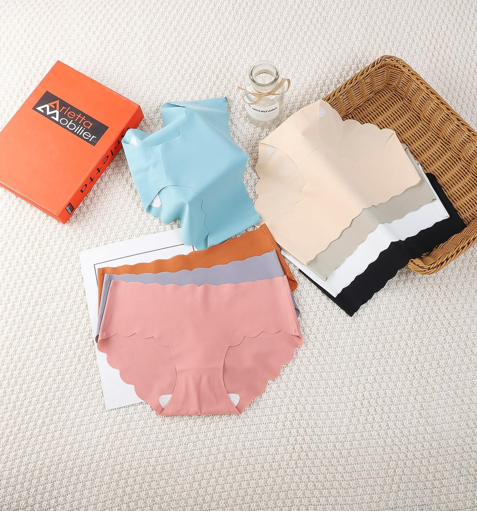 Teen Girls Seamless Underwear Tagless No Show Panties