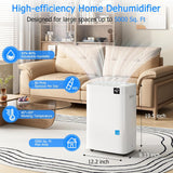 5,000 Sq.Ft 2026 Energy Star 80 Pint/Day Dehumidifier for Basement, Bedroom, Home, Bathroom