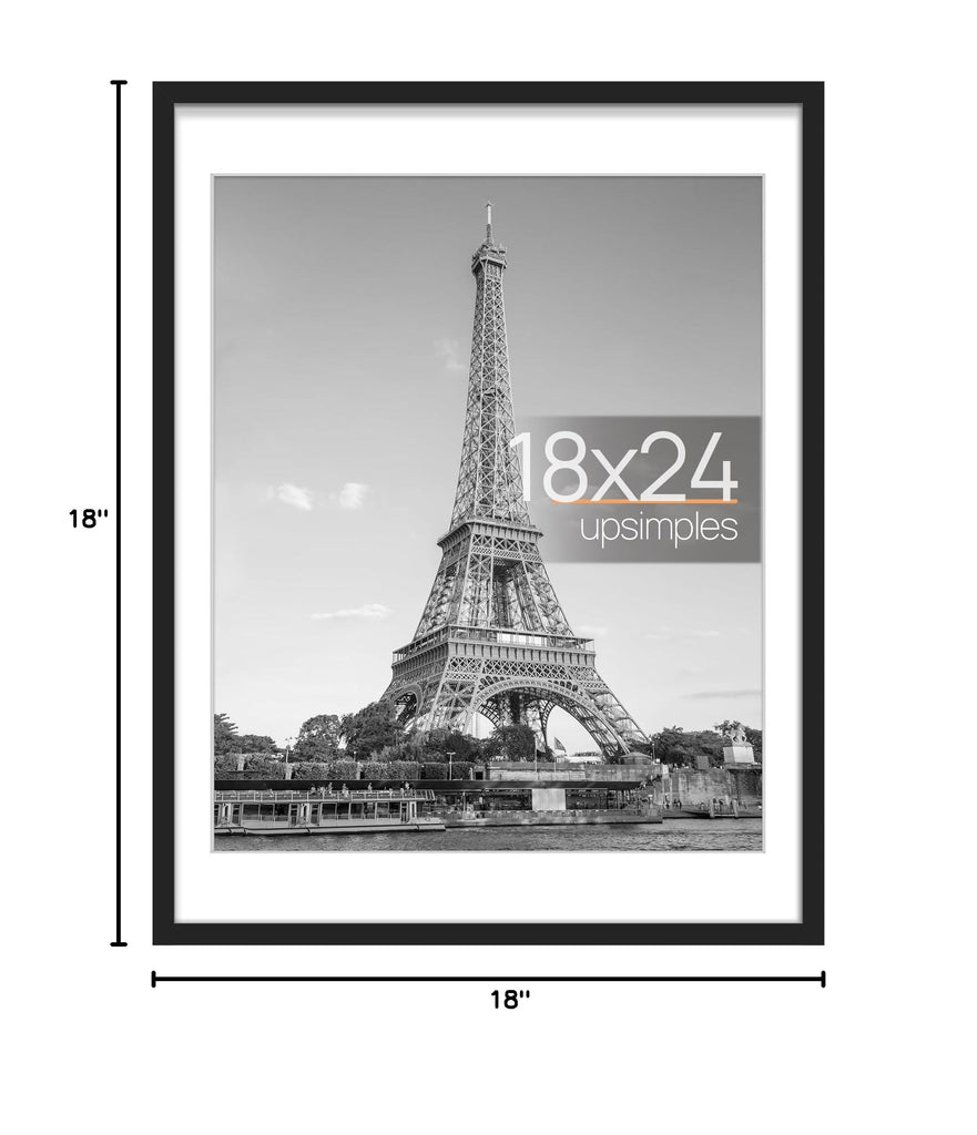 18x24 Picture Frame, Wall Decor Poster Frames, Black 1 Pack