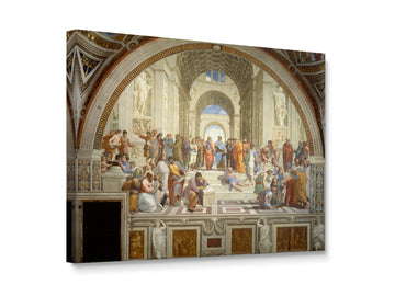 ART - The School of Athens, World's Most Famous Paintings Series, Canvas Wall Art Home Decor, Gallery Wrapped
