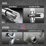Rain Shower Head with Handheld, High Pressure Rainfall Showerhead Combo with 5 Handheld Water Spray Modes for Bathroom
