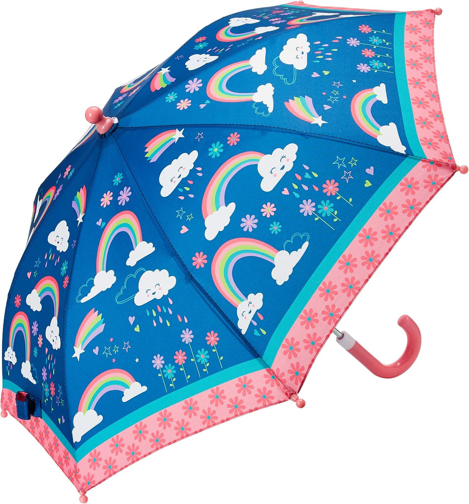 Joseph, Toddler and Little Kid Umbrella with Pinch Free Closure and Colorful Design
