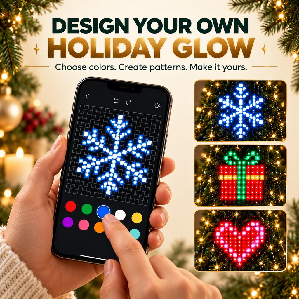 Smart Christmas Tree Lights, 400 LED App Control with Music Sync & Timer