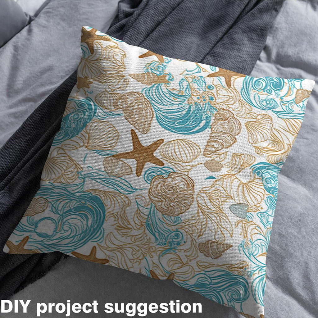 Exotic Ocean Wave Fabric by The Yard 1 Yard Soft