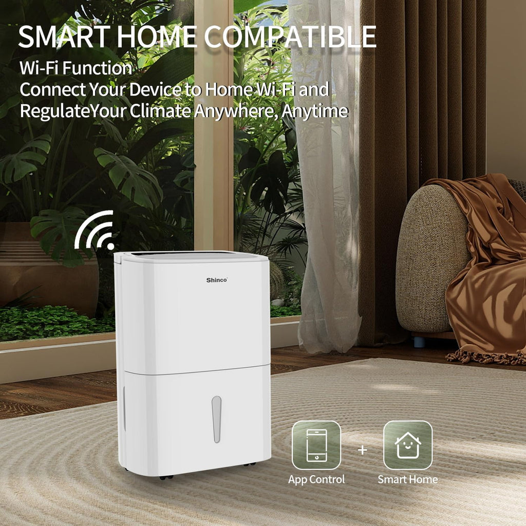7,000 Sq.Ft Energy Star Dehumidifier with Pump and WIFI, Ideal for Large Industrial Rooms and Home Basements