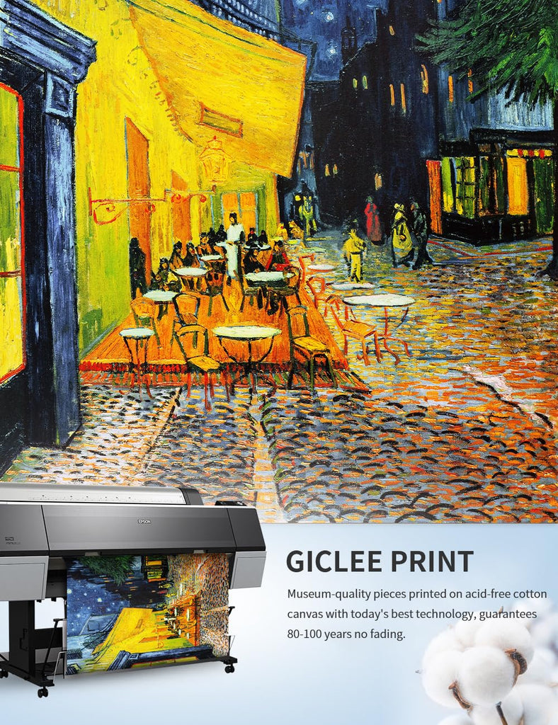 Van Gogh Cafe Terrace at Night Canvas Wall Art, 20x16 in