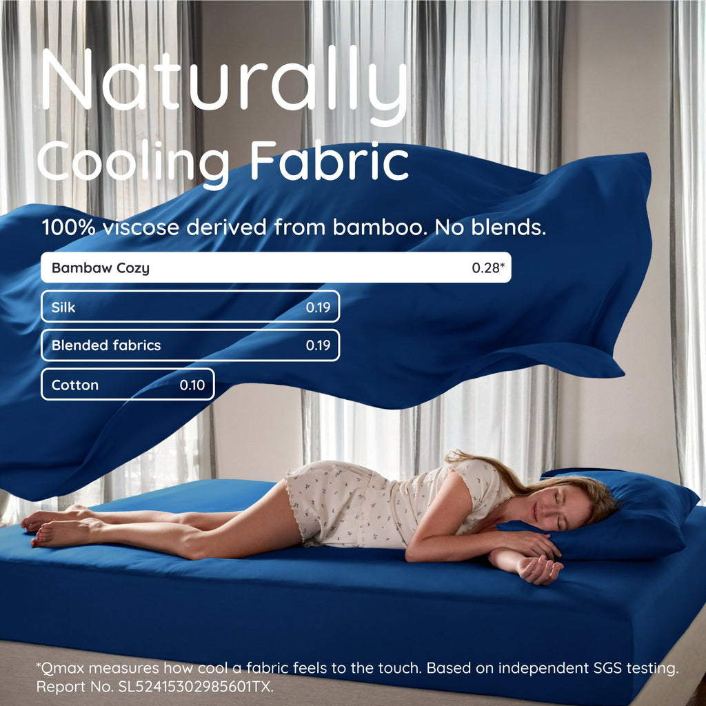 100% Viscose Derived from Bamboo Duvet Cover King Size, 3 pcs Set