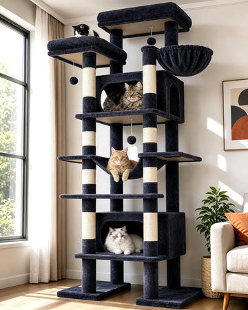 Giant Tall Heavy Duty Cat Tower for Indoor Large Cats