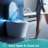 T38 Artistic Smart Toilet, Bidet Toilet with Powerful Flush, Auto Open/Close Lid, Instant Warm Water