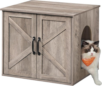 Cat Litter Box Enclosure, Indoor Pet House End Table