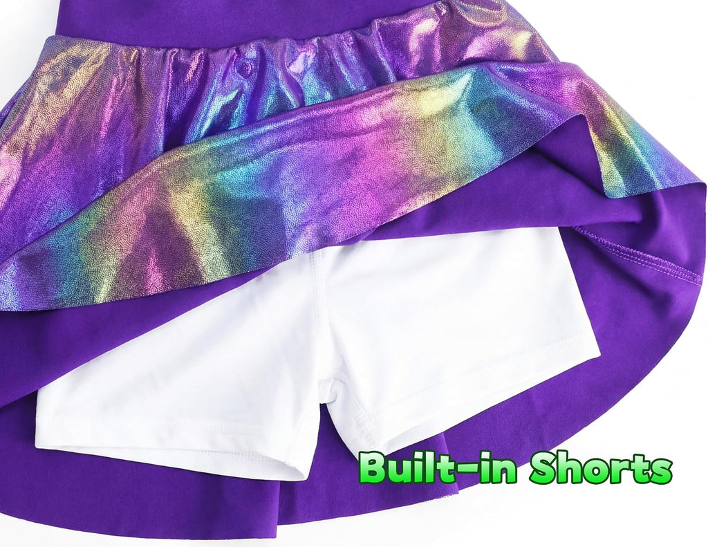Girls Athletic Skorts for Girls Skirts High Waist with Shorts