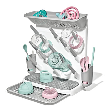 Expandable Baby Bottle Drying Rack, Space-Saving
