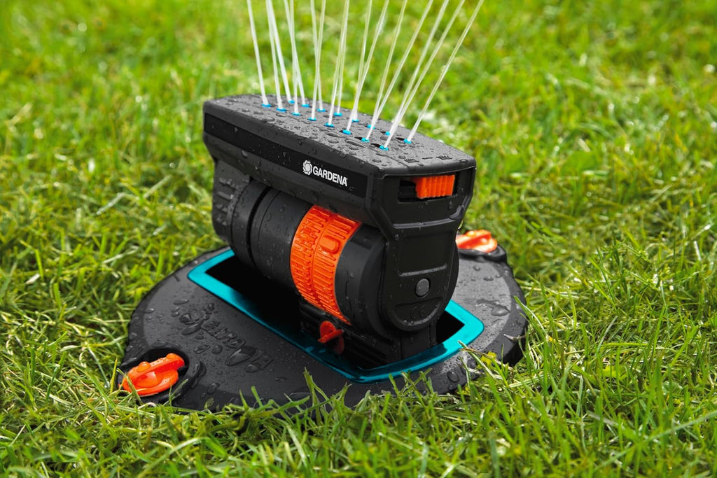 OS 140 pop-up Rectangular Sprinkler: Sprinkler System for Square and Rectangular Areas up to 140 m2 in Size, Fitted