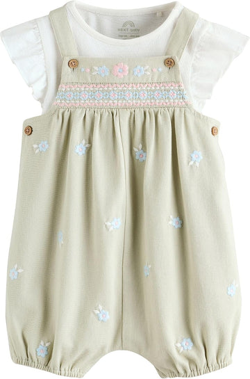 Baby Dungarees and Bodysuits Set 2 Piece