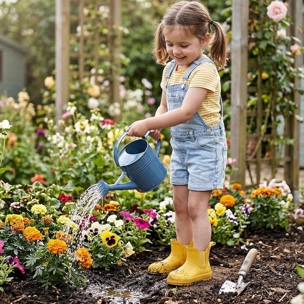 Kids Rain Boots for Girls Boys Waterproof Ankle Rubber Boots