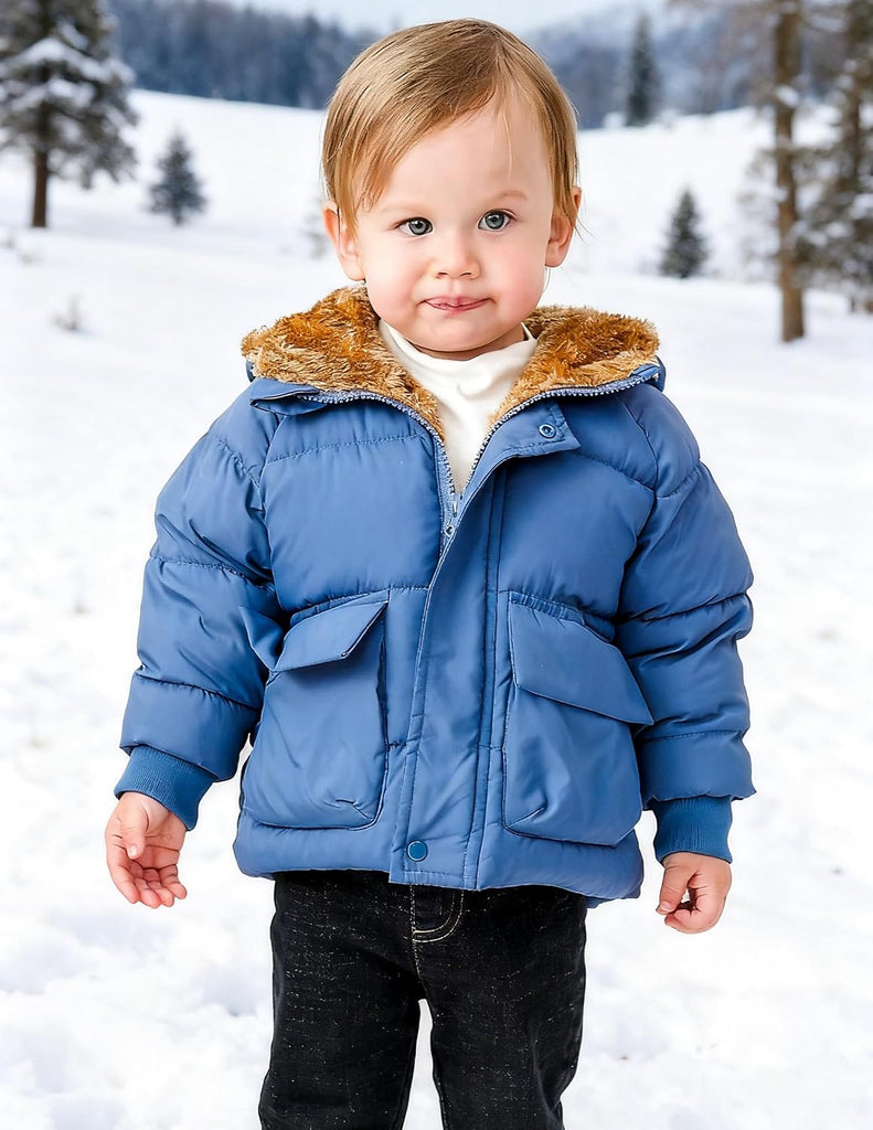 Baby Coat - Winter Clothes Toddler Boy Girl Jacket with Hood