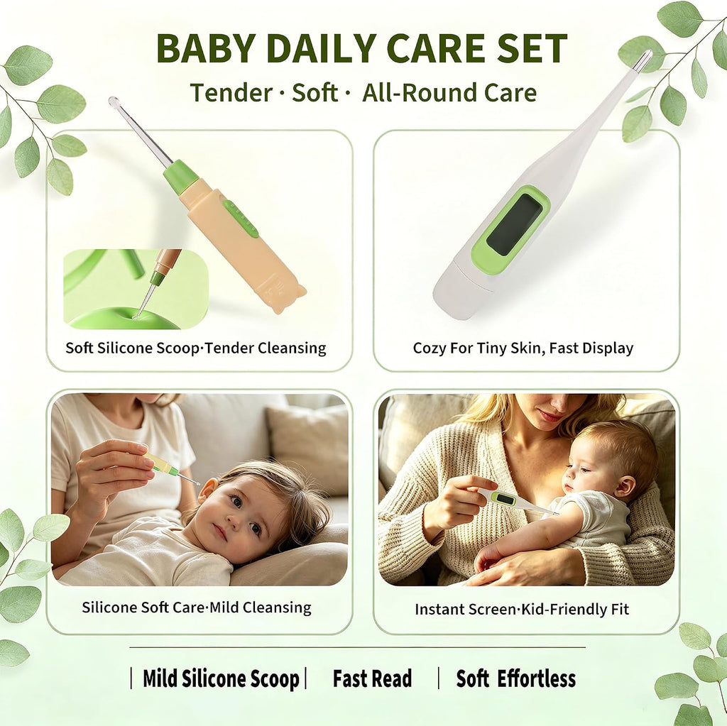 Grooming Kit, in-1 Nail Clippers Set, Essential Newborn Care