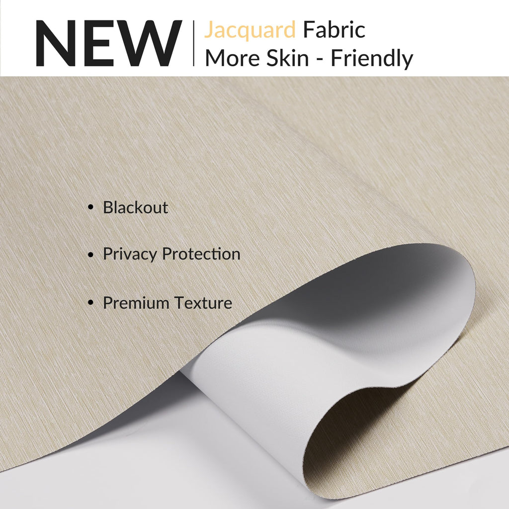 Blackout Roller Shades for Windows, Beige