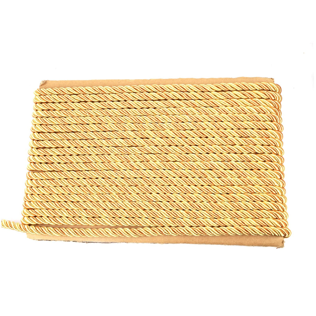 M Twisted Cord Trim Rope(Mix Gold) - 10 Yards 8m
