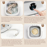 Portable Washing Machine, Mini Washer, 18L Upgraded with Spin Basket, Foldable Design Ideal for Apartment, portable