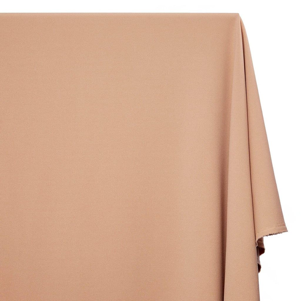 Scuba Crepe Fabric Stretch Double Knit Neoprene Polyester Spandex Techno Material By the Yard - Sand (10 Yards)