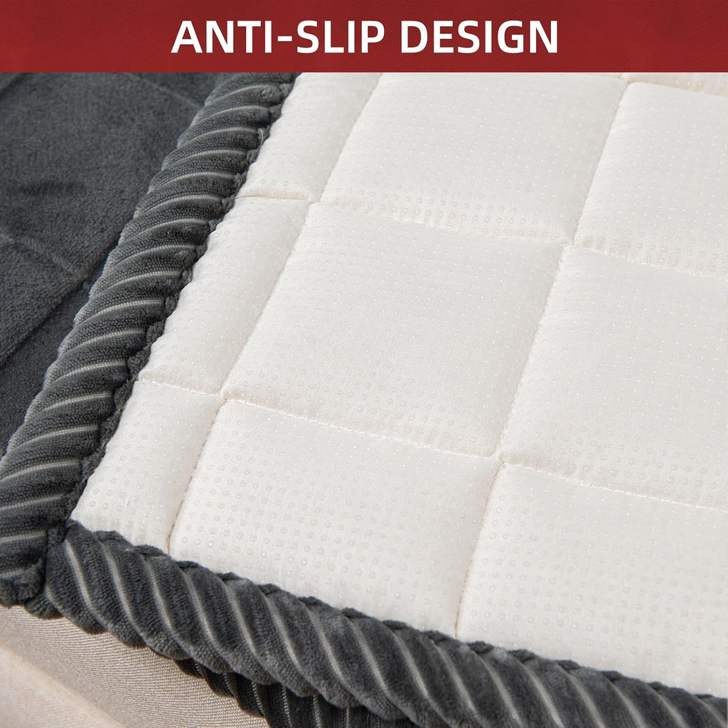 Couch Cover for Dogs Washable Pet Bed Fuzzy Pet Couch Covers Nonslip Couch Slipcover for Dogs, Kids, Pets Friendly