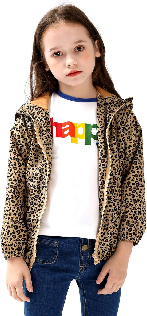 Lightweight Jacket for Girls Kids & Toddler II Girls' Print Water-resistant Jacket