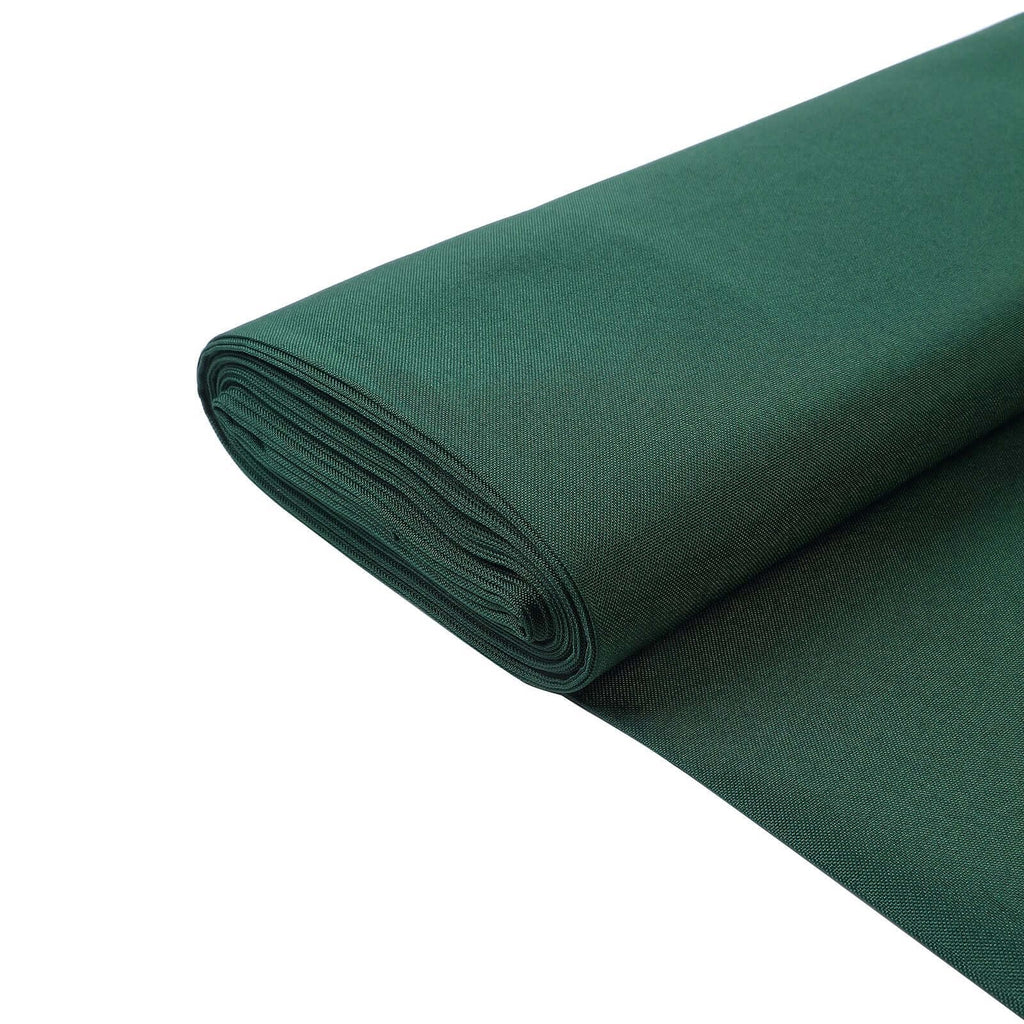 54 x 10 Yards Hunter Emerald Green Polyester Wedding Banquet Restaurant Wholesale Fabric Bolt for Party Event Decor