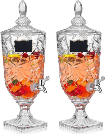 For Party 1.3 Gallon, Clear, with Spigot - Set of 2