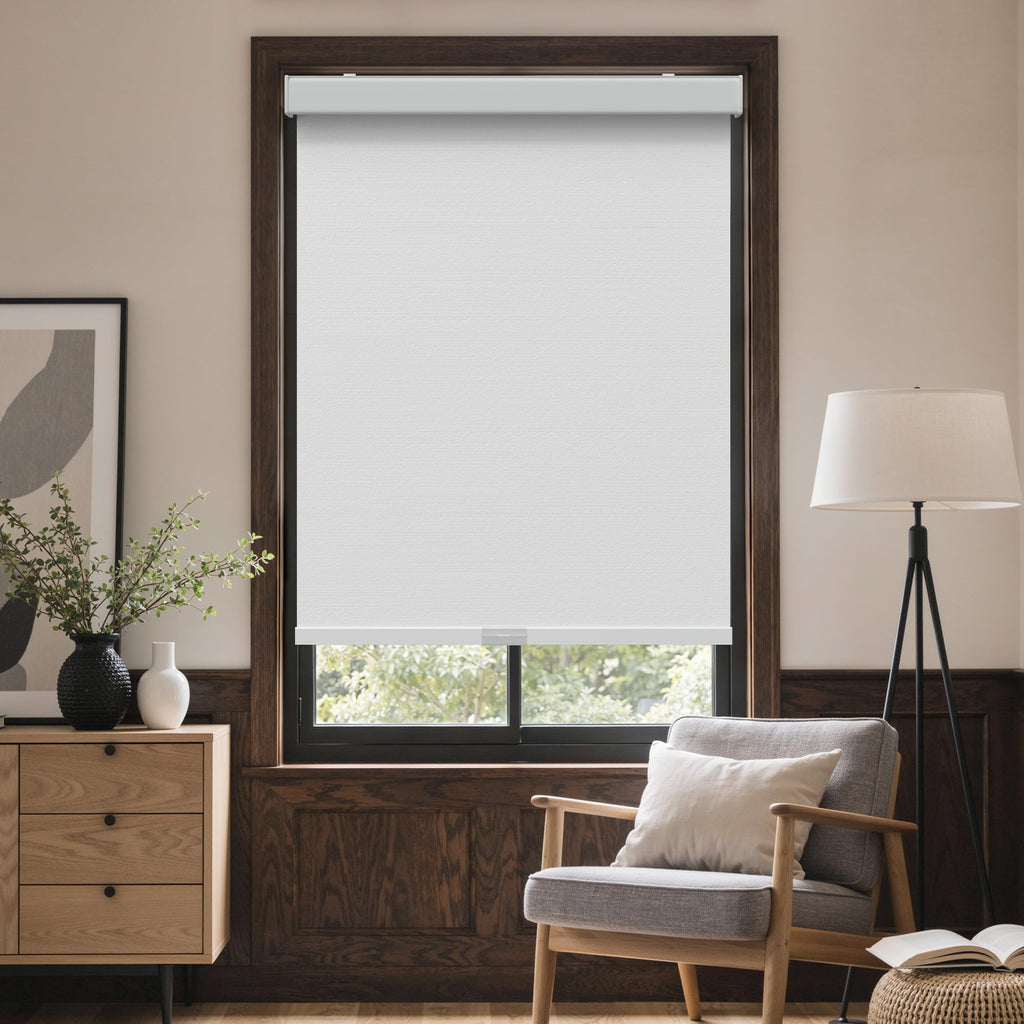 Cordless Blackout Roller Shades, Soft White