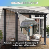 8’x 5’ Premium Gazebo with Aluminum Top Frame & Polycarbonat - Image 6