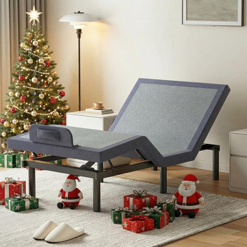 Twin XL Adjustable Bed Frame with Wireless Remote, 3 Massage Modes