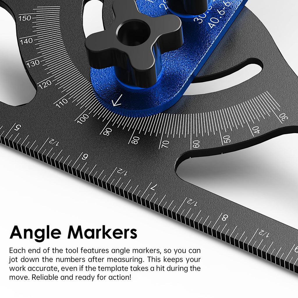 Stair Tread Template Tool - Dual Solid Nut Locking Stair Tread Tool Jig