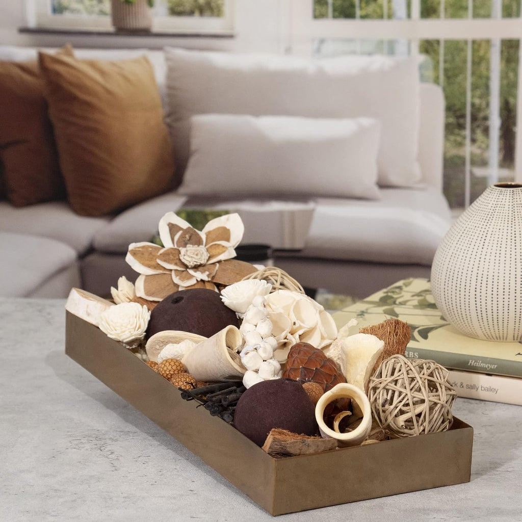 Maison Box Fragrance Potpourri Decorative Vase & Bowl Filler Home Décor (Coconut Sandalwood)