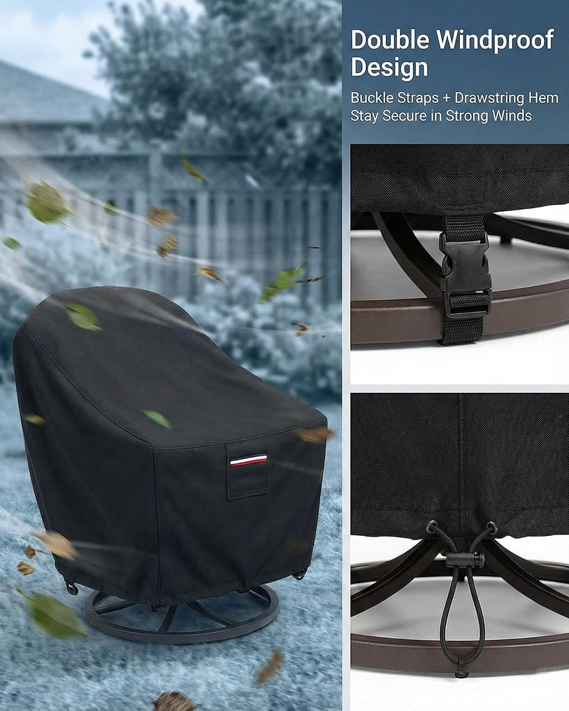 Patio Furniture Cover Set, 5-Piece Outdoor Furniture Cover Waterproof, Covers for Sofa, Loveseat, Chairs & Coffee