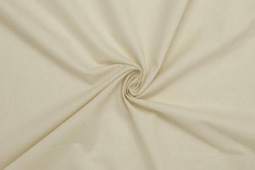 100% Cotton 108'' Wide Muslin Sold by Yard, Unbleached, Off-White