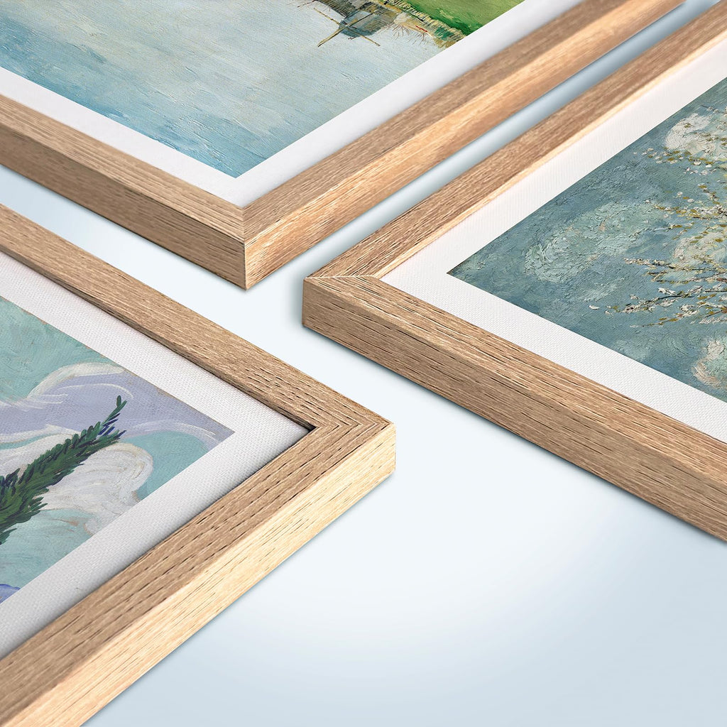 Framed Vincent Van Gogh Canvas Canvas Wall Art, Vintage Landscape Paintings, Framed High Fashion Artwork Poster